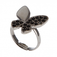 Anillo Butterfly Black
