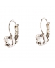 Pendientes Long Radiancy Crystal Silver