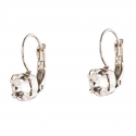 Pendientes Long Radiancy Crystal Silver