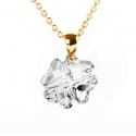 Colgante Clover Crystal Gold
